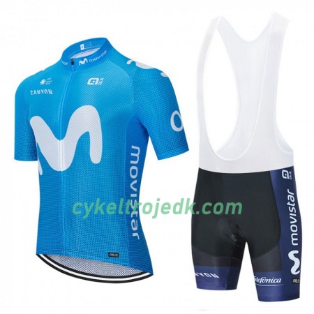 Cykeltøj + Bib Cykelshorts 2020 Movistar Team N001